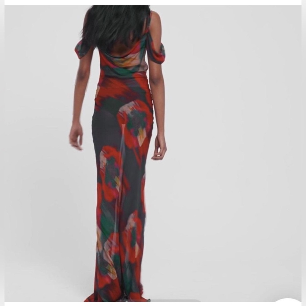 Rat & Boa Colorful sheer maxi dress size XXS - Picture 5 of 10